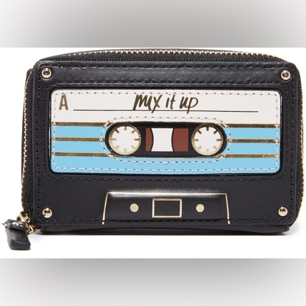 Kate Spade “Jazz Things Up” Cassette Tape Coin Purse